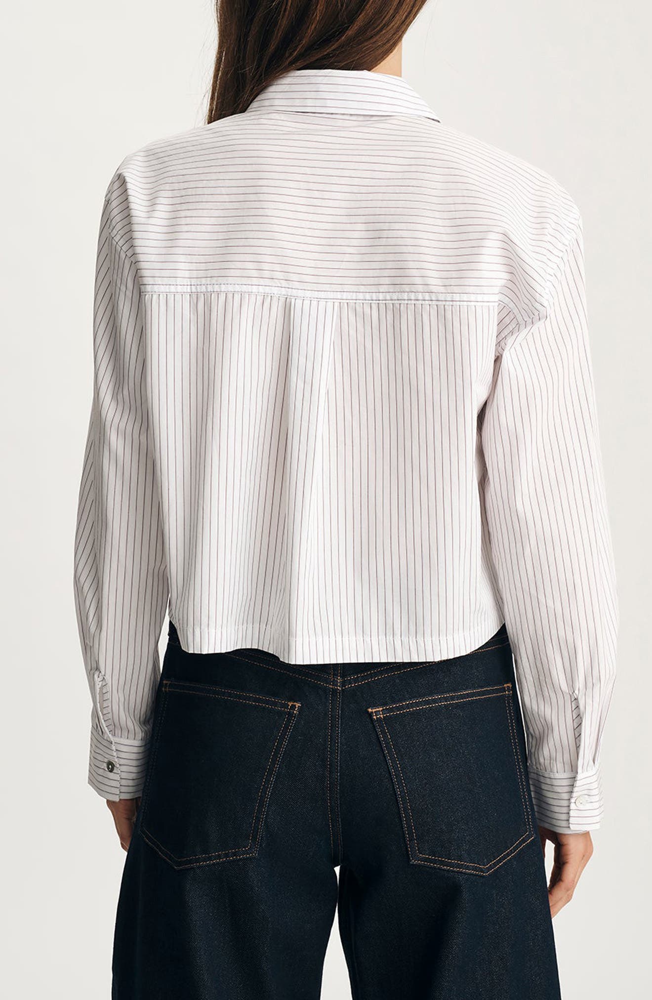 Stripe Button-Up Shirt - image 2