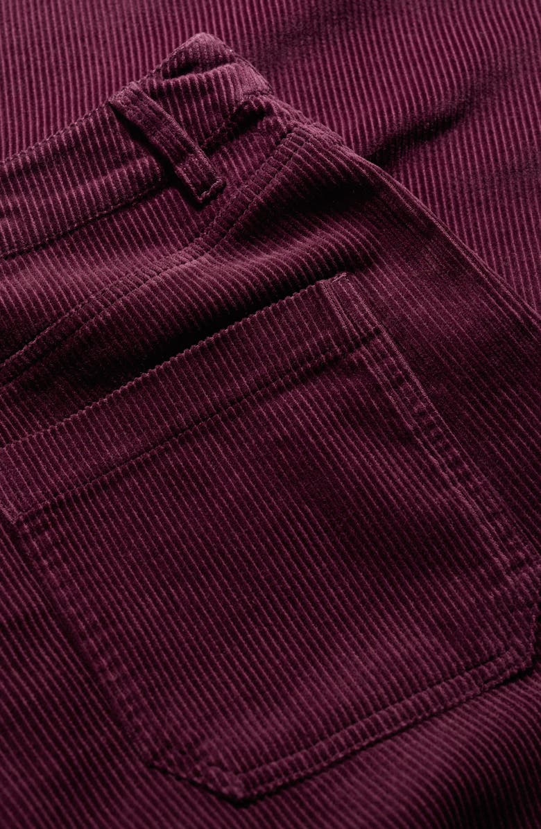 Seasalt Cornwall Avens Organic Cotton Corduroy Crop Barrel Leg Pants, Alternate, color, Dark Hellebore