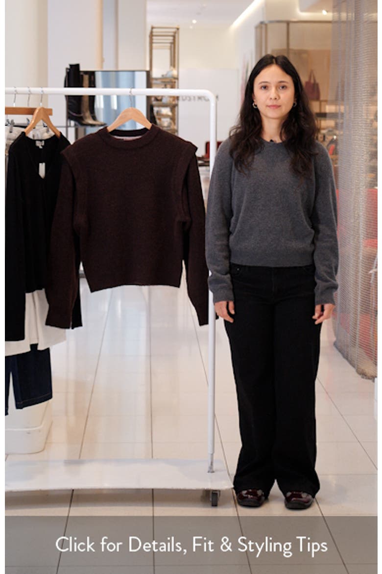 Extende Shoulder Crewneck Sweater video