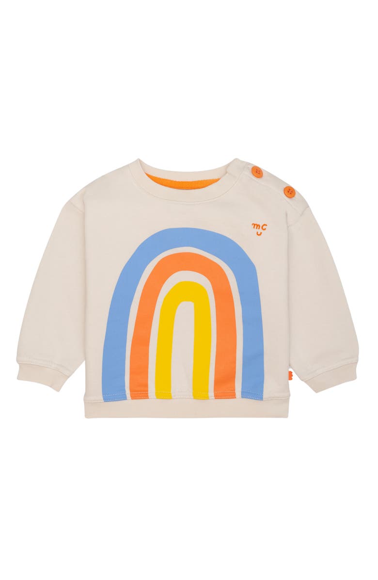 Mon Coeur Rainbow Graphic Sweatshirt, Main, color, 