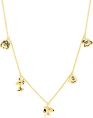 Crislu x Peanuts® Snoopy & Friends Charm Station Necklace