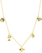 Crislu x Peanuts® Snoopy & Friends Charm Station Necklace