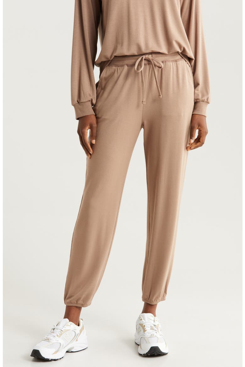 Weekend Joggers, Main, color, SOFT COCOA