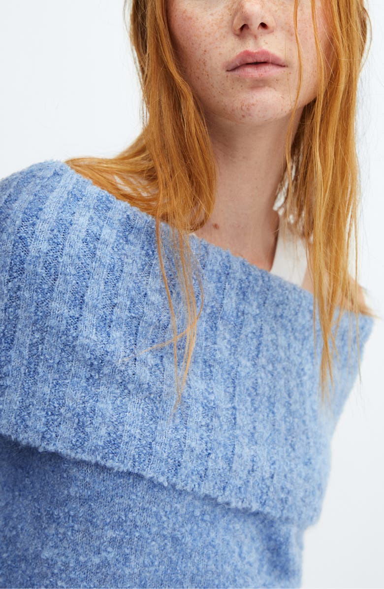 MANGO Off the Shoulder Sweater, Alternate, color,
