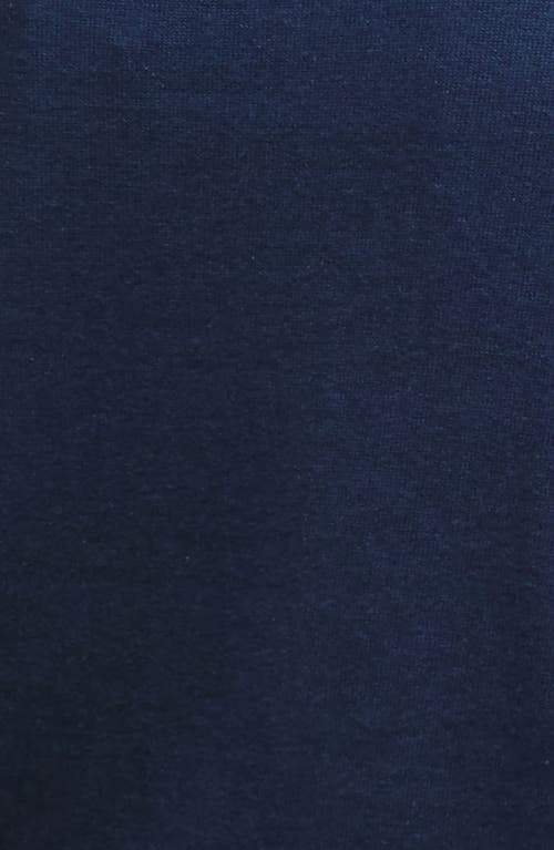 Barbour Solid Cotton Crewneck Sweater In Blue