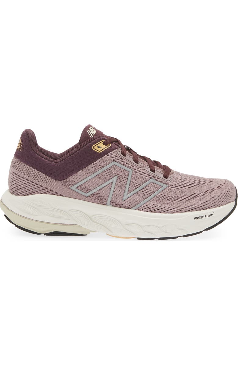 New Balance Fresh Foam X 860 v14 Running Shoe, Alternate, color, Ice Wine/ Plum Brown