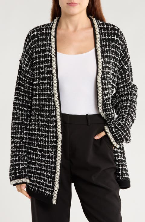 Bradford Beaded Open Front Cardigan