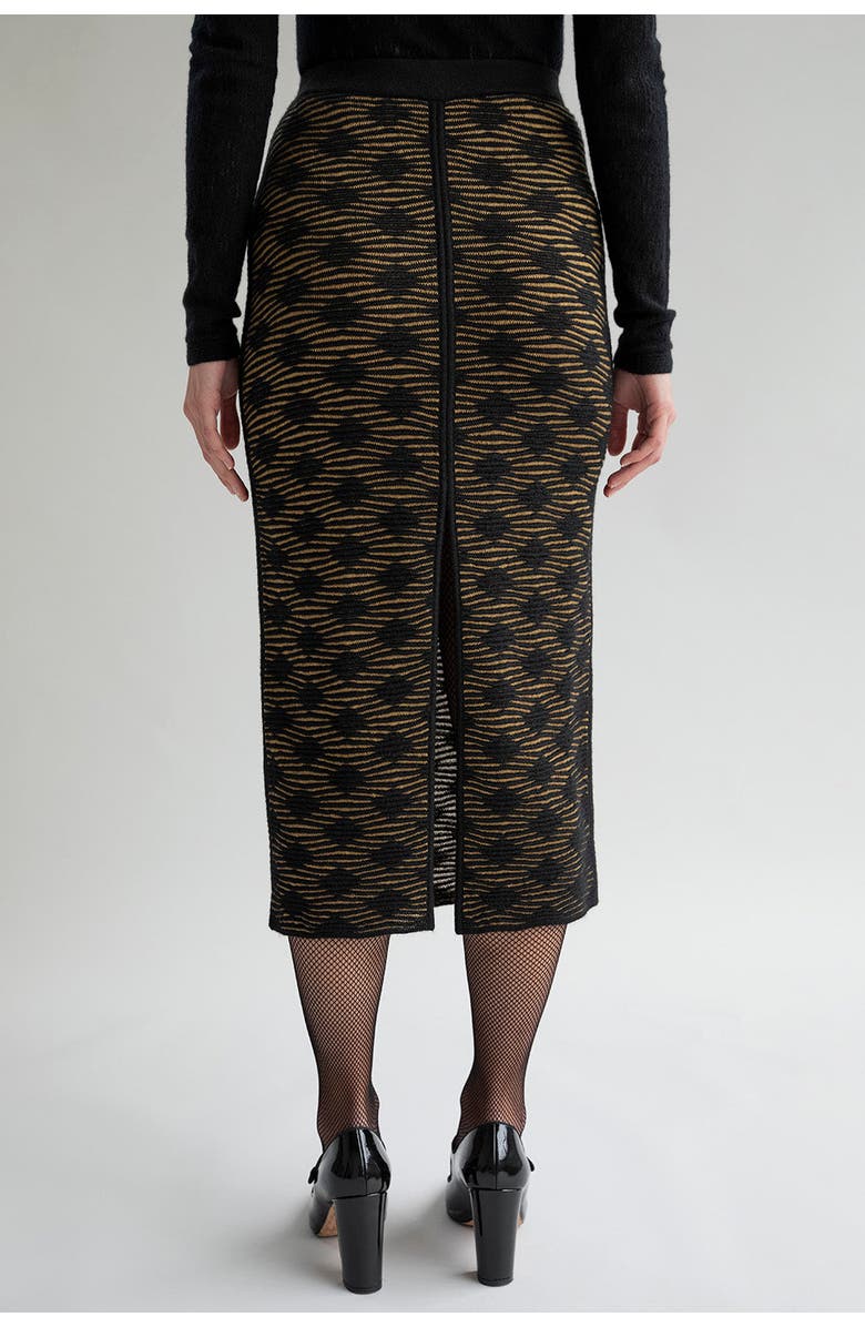 SSKEIN Ines Skirt, Alternate, color, Golden Black