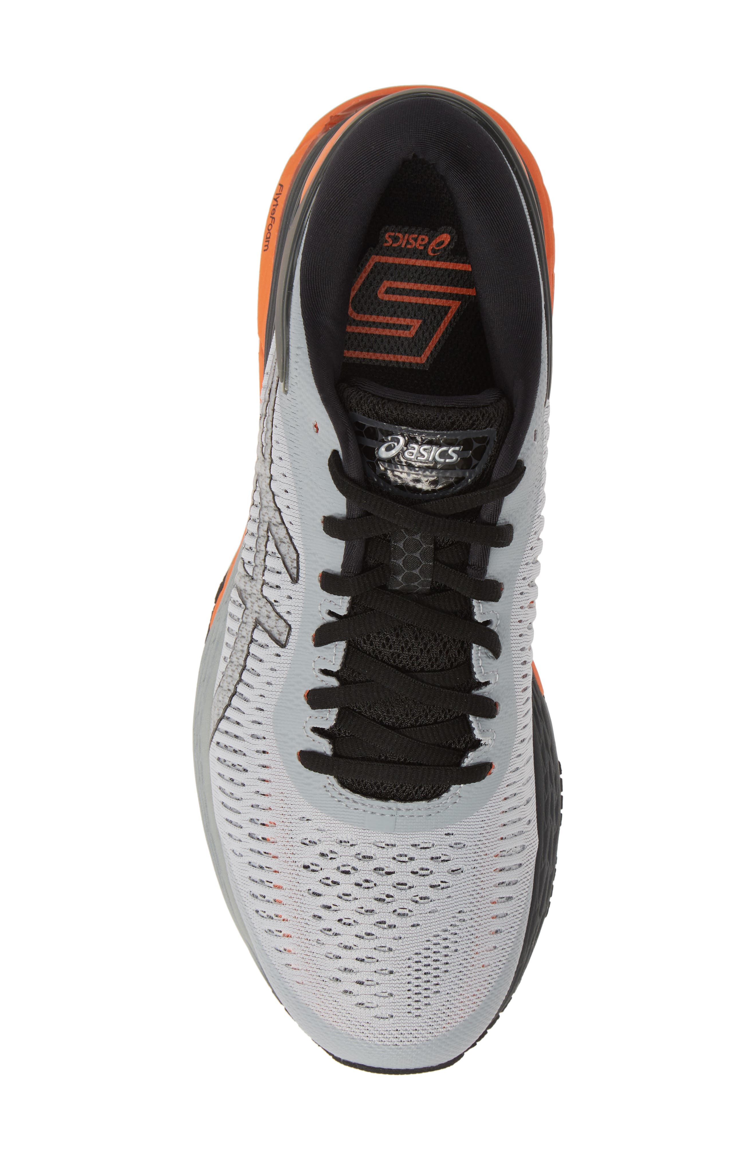 GEL-KAYANO® 25 Running Shoe, Alternate, color, MID GREY/ RED SNAPPER