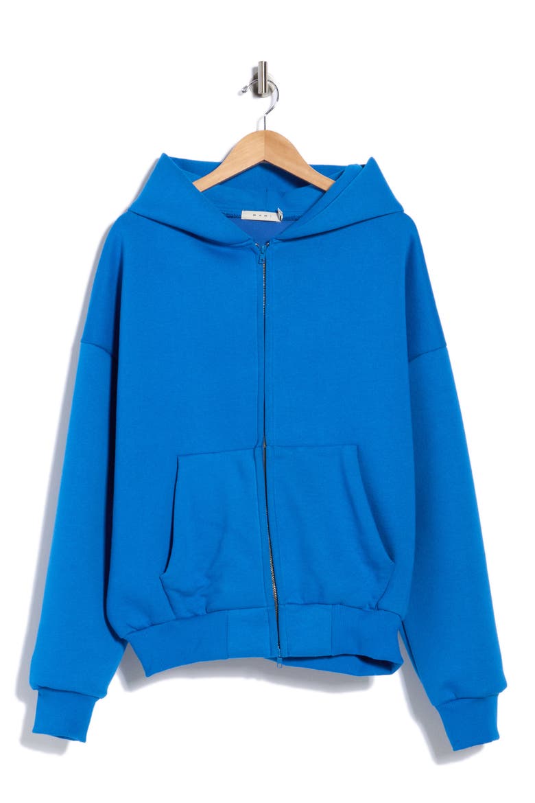 Stiff Lounge Zip-Up Hoodie, Main, color, BLUE
