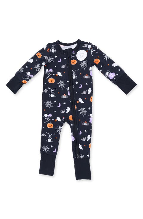 Kids' Halloween Skeleton Buddies Romper