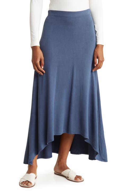 Asymmetric Hi-Low Skirt