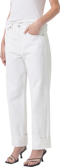 AGOLDE Fran High Waist Wide Straight Leg Jeans | Nordstrom