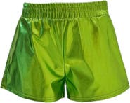 Lola + The Boys Metallic Track Shorts