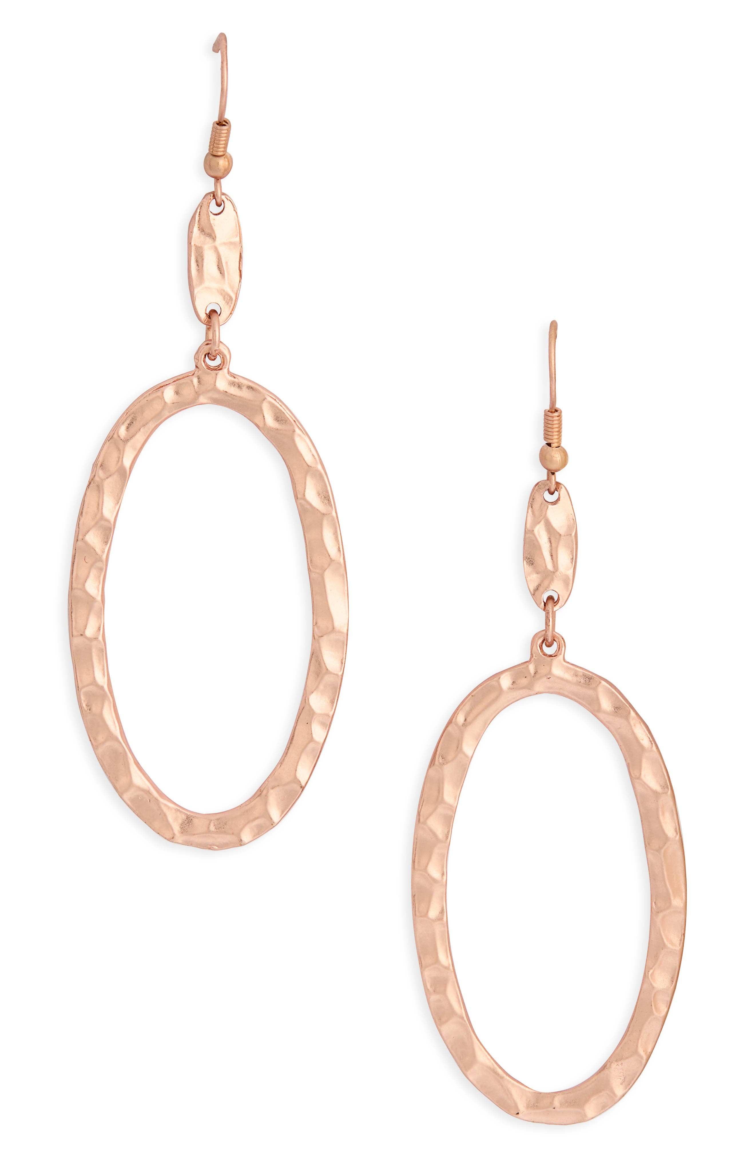 Karine Sultan Oval Drop Earrings