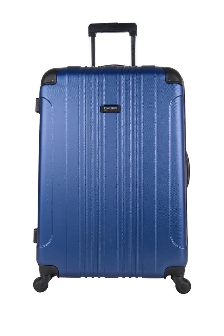 Out of Bounds Hardshell Four-Wheel Spinner Suitcase, Alternate, color, COBALT
