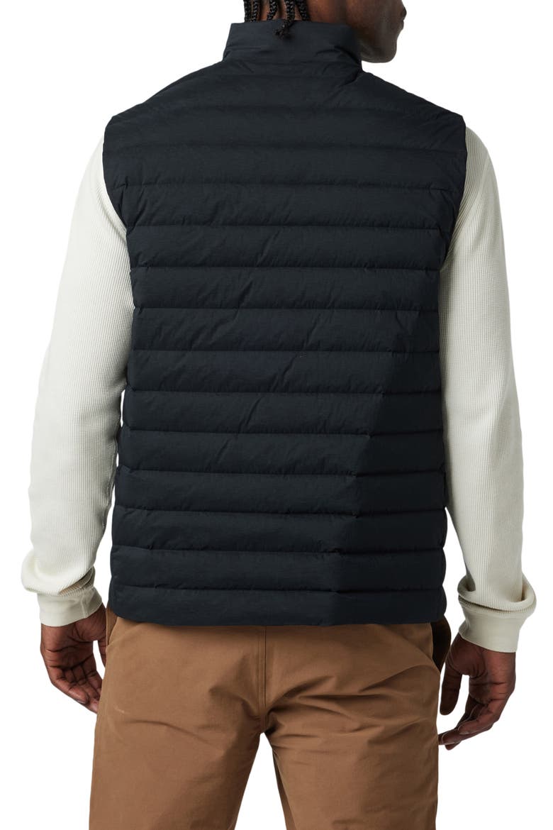 Steadfast Water Repellent Insulated Vest, Alternate, color, BLACK