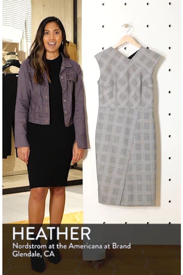 Dechesta Glen Plaid Sheath Dress video