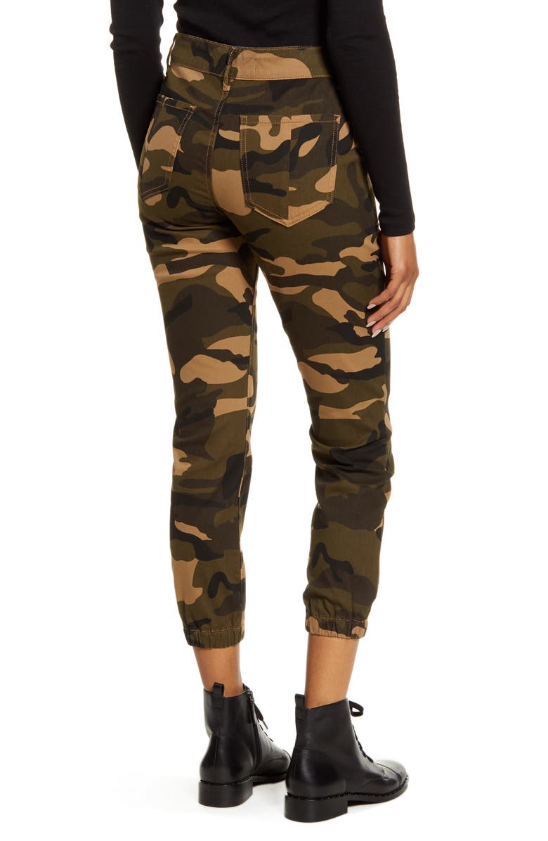 Prosperity Denim Camo Stretch Denim Joggers, Alternate, color,