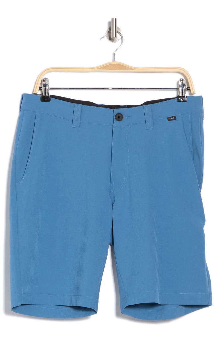 TravisMathew Starnes Stretch Performance Shorts, Alternate, color, Copen Blue