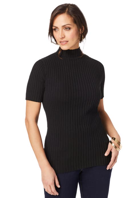 Rib Mockneck Sweater