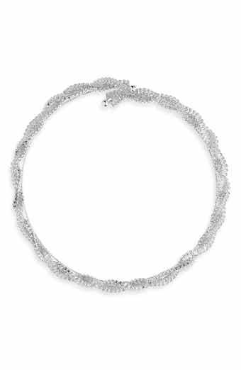 Tasha Cubic Zirconia Twisted Choker Necklace