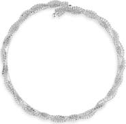 Tasha Cubic Zirconia Twisted Choker Necklace