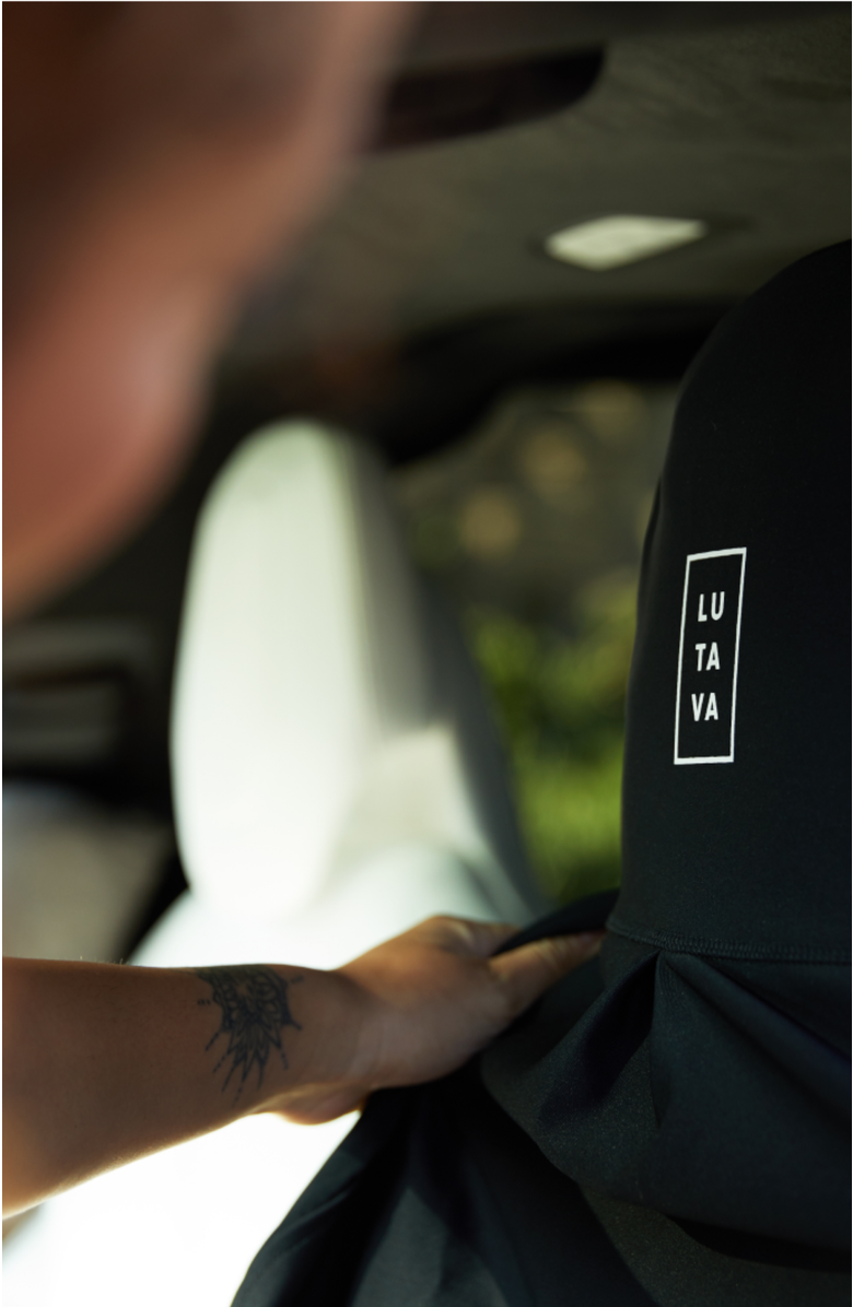 Lutava AntimicrobialCarSlipCover, Alternate, color, Black