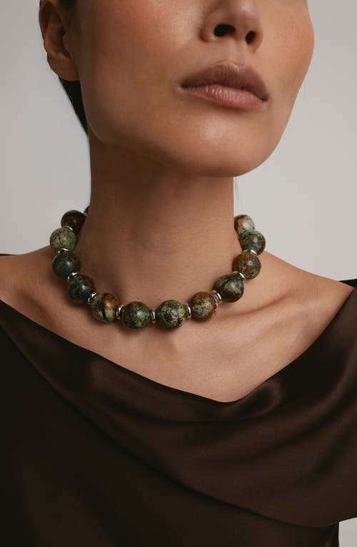 Lelet Ny Reese Turquoise Bead Necklace In Green