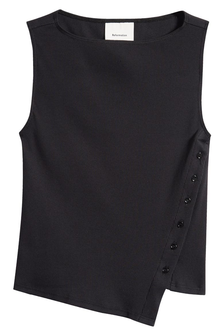 Hudson Knit Tank, Main, color, BLACK