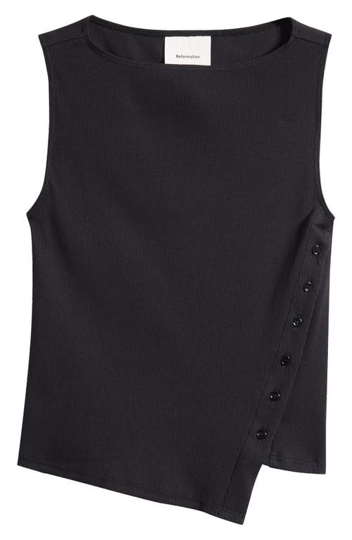 Reformation Hudson Knit Tank In Black
