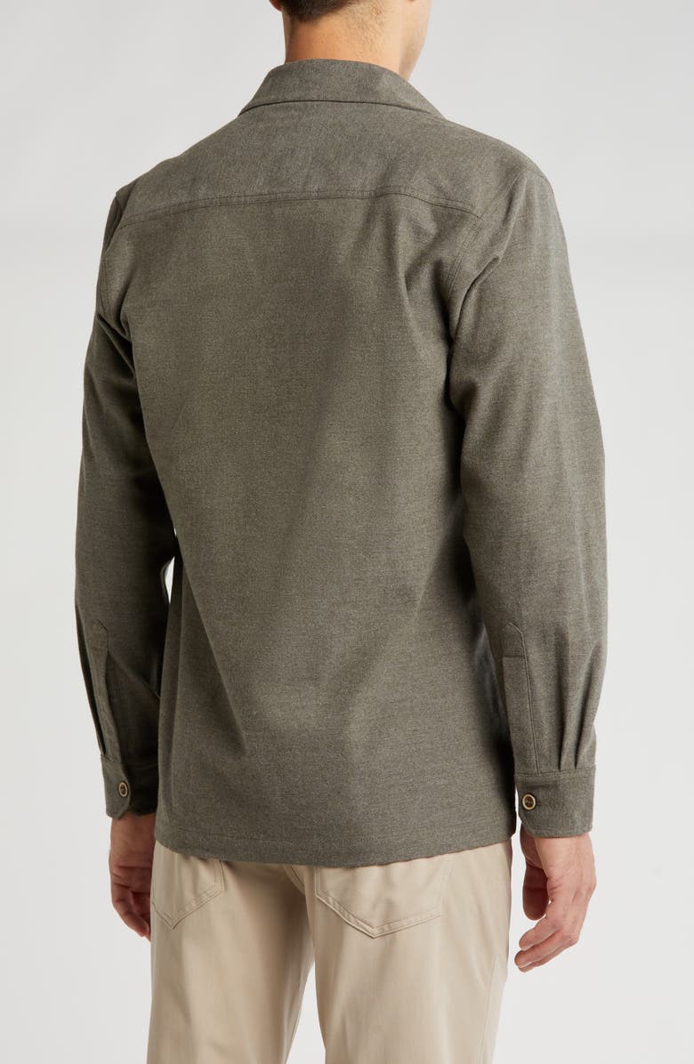 Vintage 1946 Brushed Heather Shirt Jacket, Alternate, color, Grey Heather
