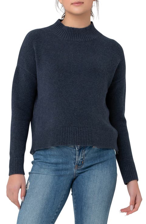 Jade Crop Nursing Sweater