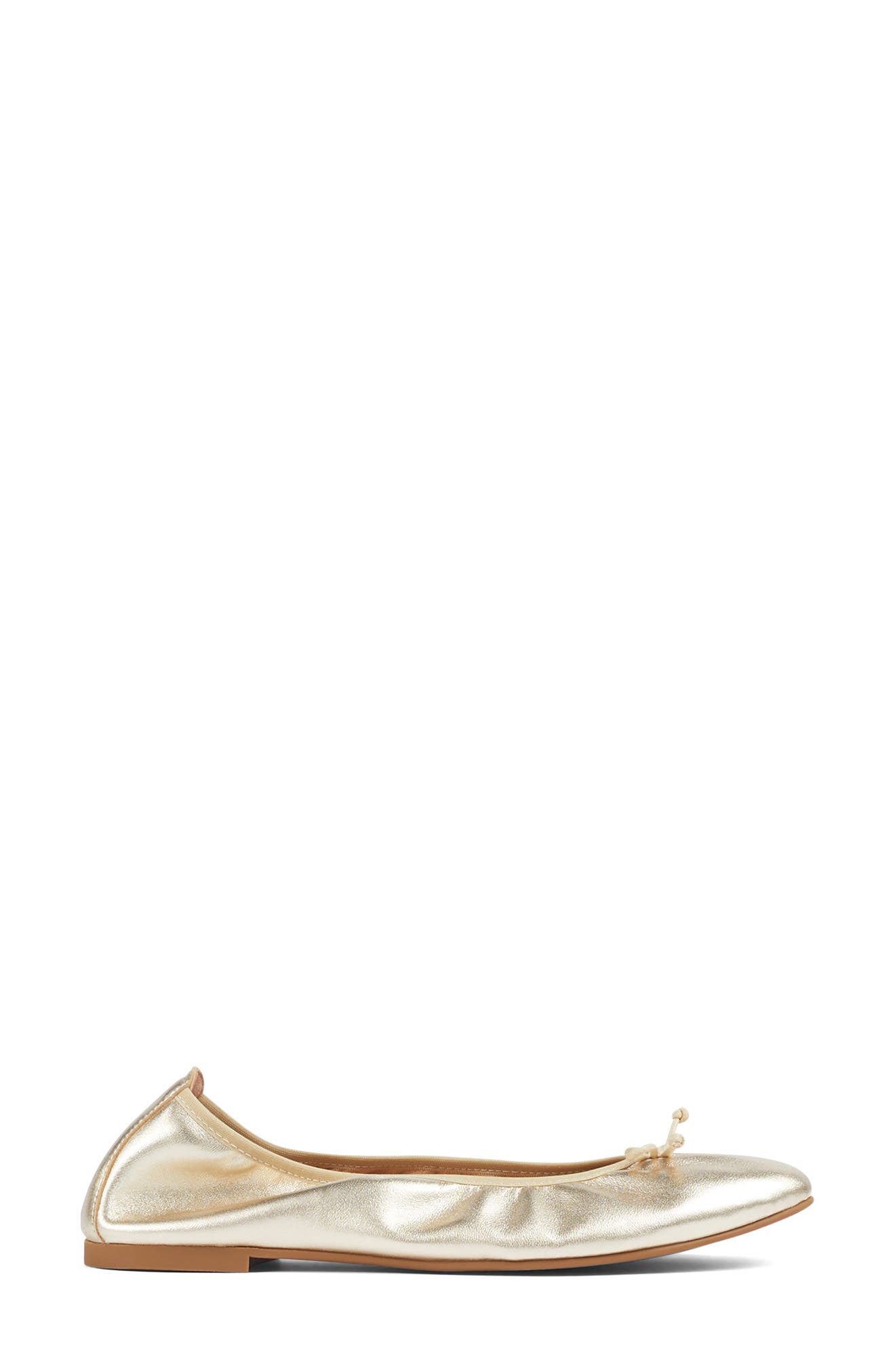 LK Bennett Trilly Ballet Flat, Alternate, color, Gold-Champagne