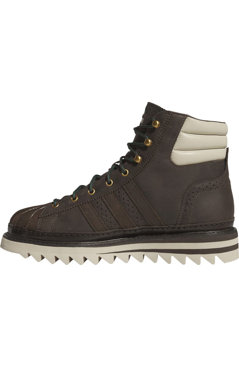 adidas x CLOT by Edison Chen Gender Inclusive Pro Model Sneaker Boot, Alternate, color, Dark Brown/ Wonder Beige