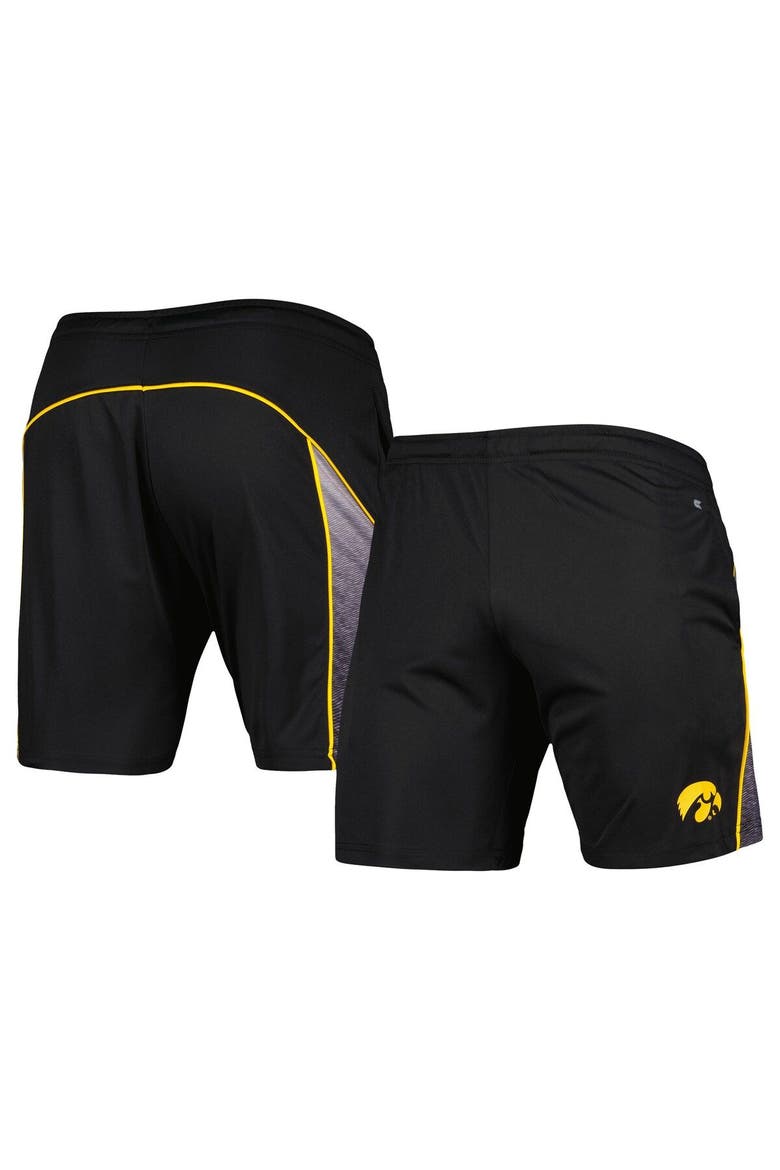 Men's Colosseum Black Iowa Hawkeyes Laws of Physics Shorts, Main, color, Black