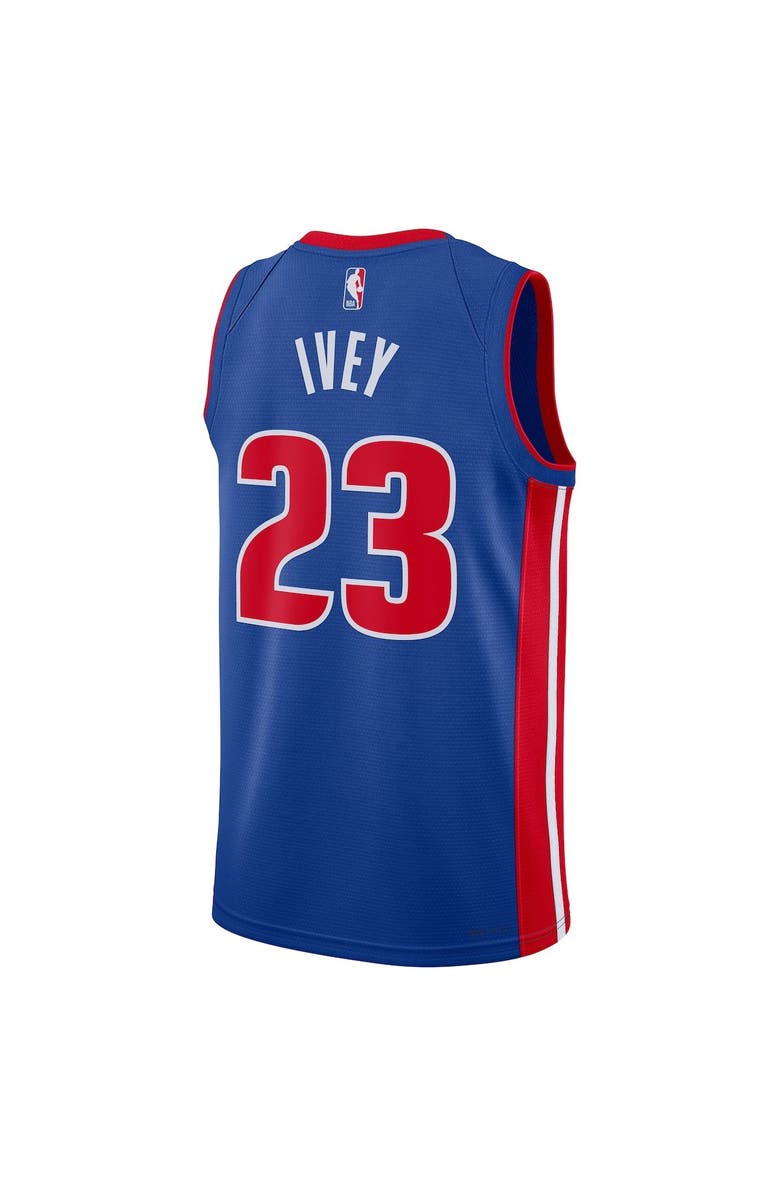 Nike Unisex Nike Jaden Ivey Blue Detroit Pistons 2022 NBA Draft First Round Pick Swingman Jersey - Icon Edition, Alternate, color, Blue