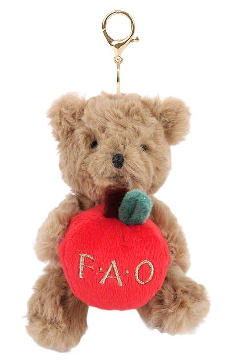 Bear with Apple Bag Charm