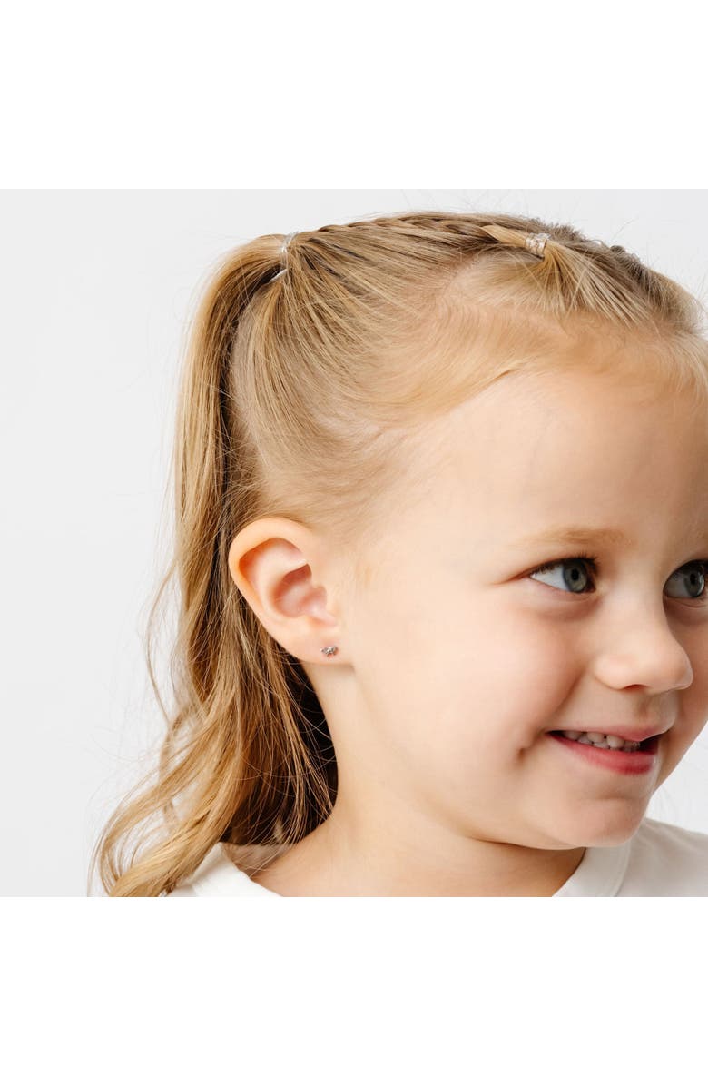 Pip Pop Mini Bow Stud Earrings, Alternate, color, Silver