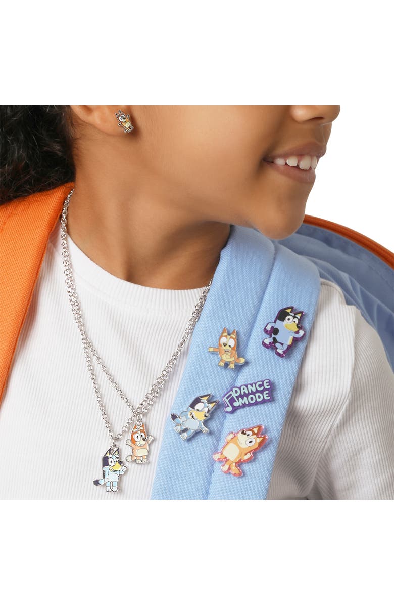 BLUEY Enamel Pin Set, 5-Piece Character Collector Pack, Alternate, color, Multi