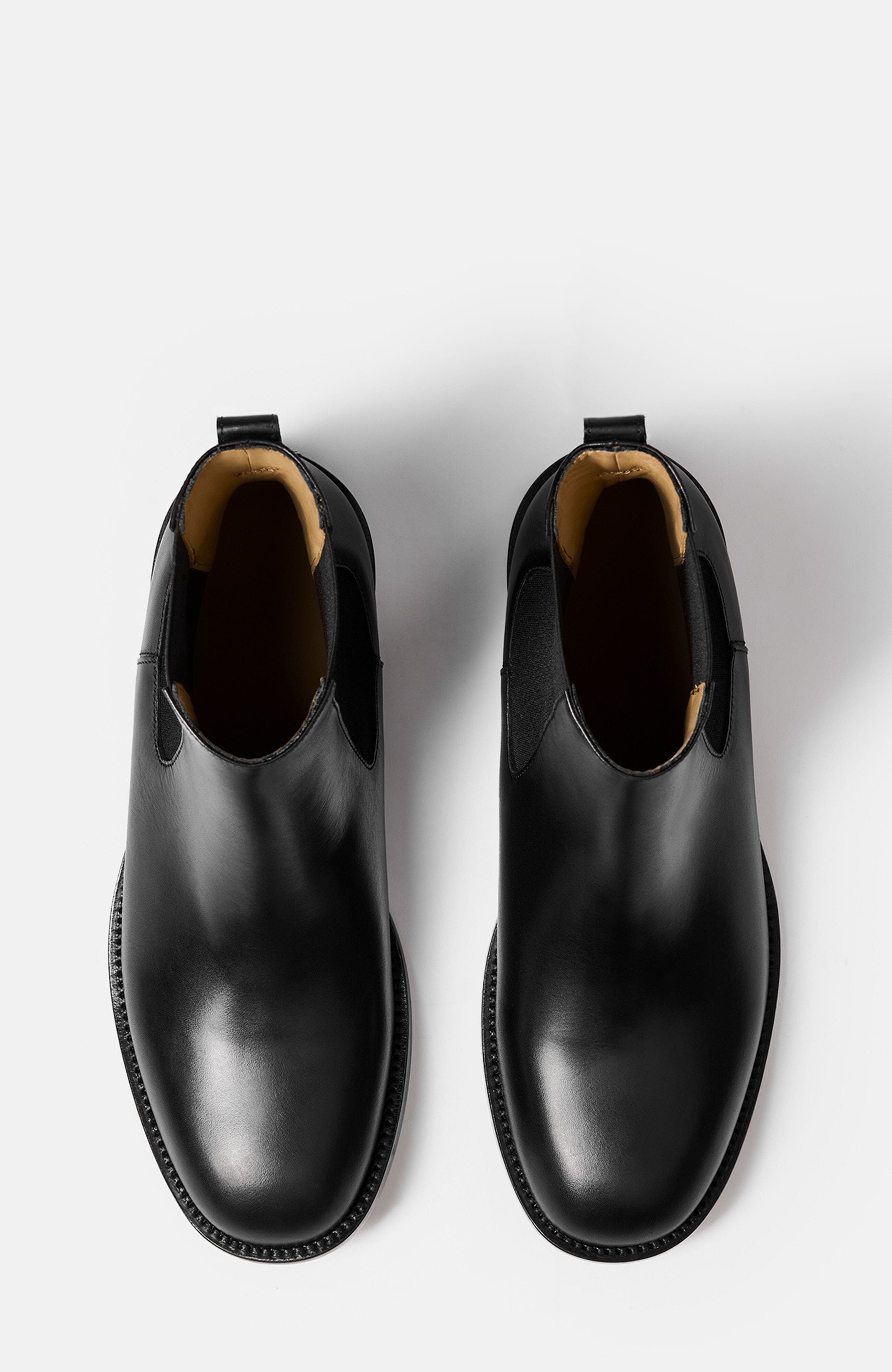 SCAROSSO Elliot Chelsea Boots, Alternate, color, Black - Calf