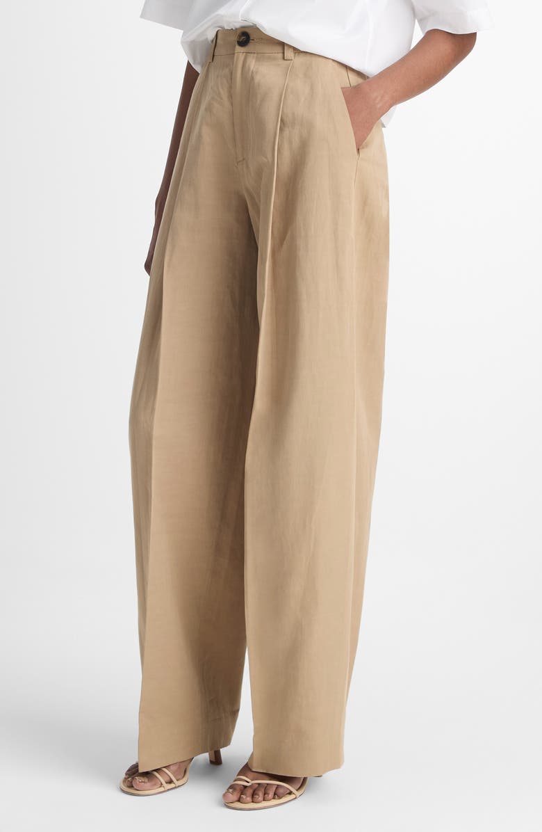 Vince High Waist Wide Leg Pants, Alternate, color,