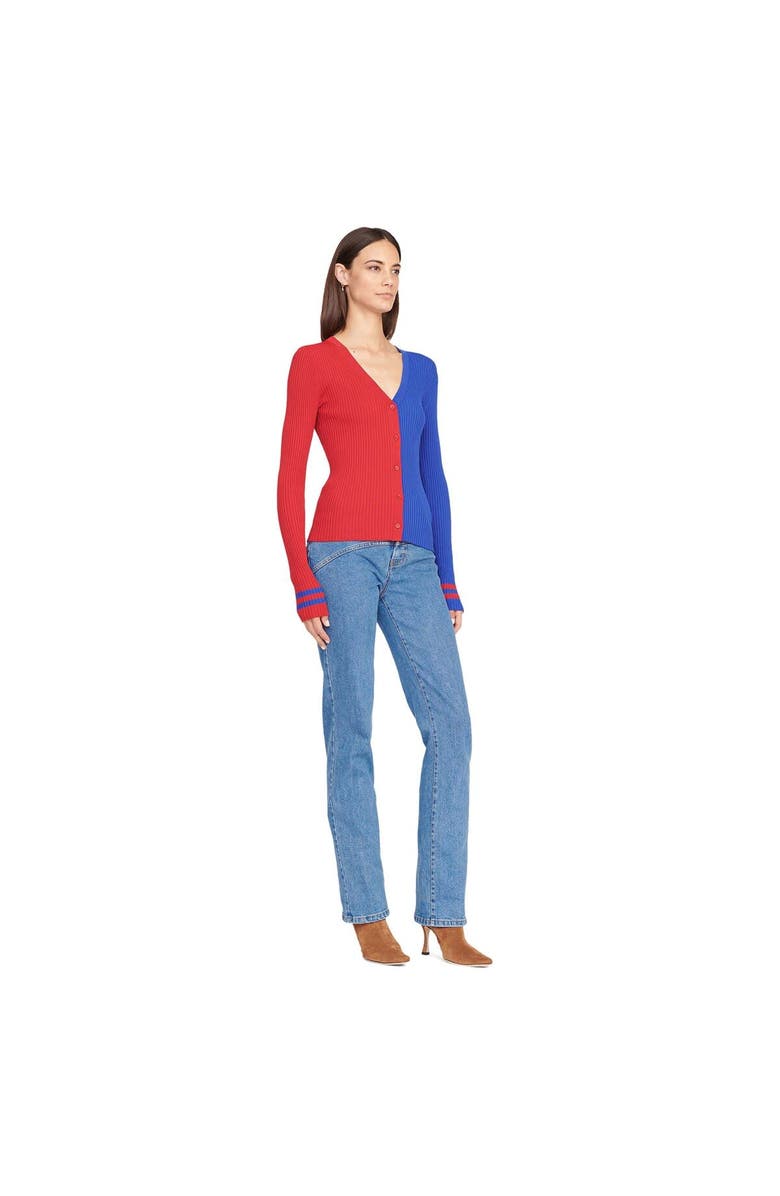 STAUD Women's STAUD Red/Royal Buffalo Bills Cargo Sweater, Alternate, color, Red