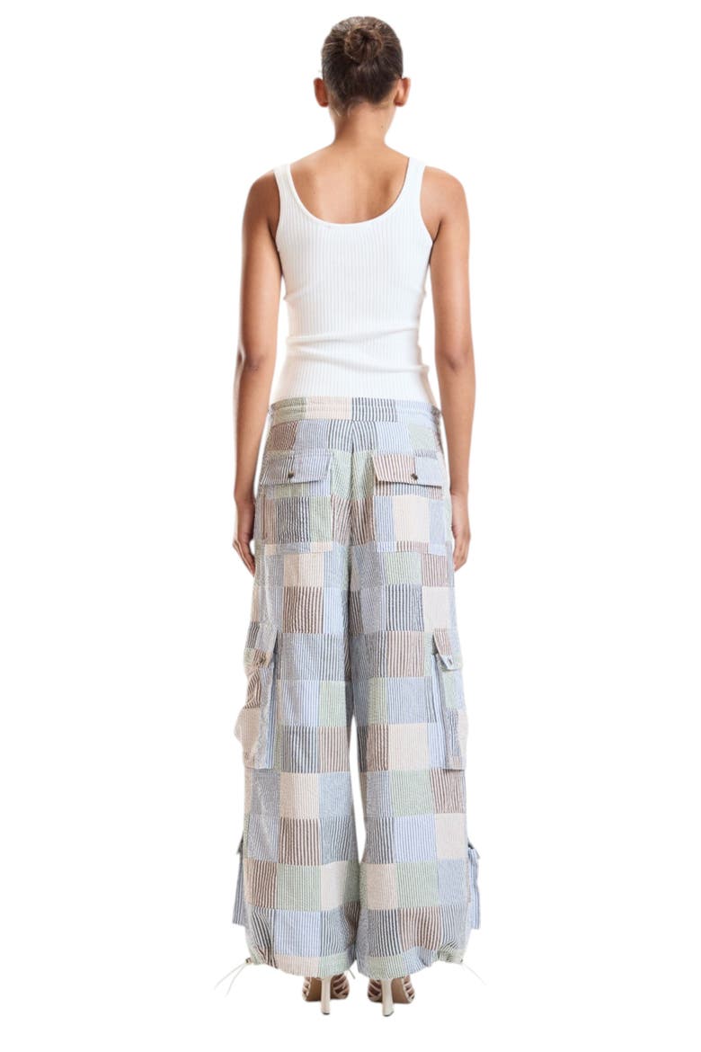 Seersucker Cargo Pants, Alternate, color, Multi