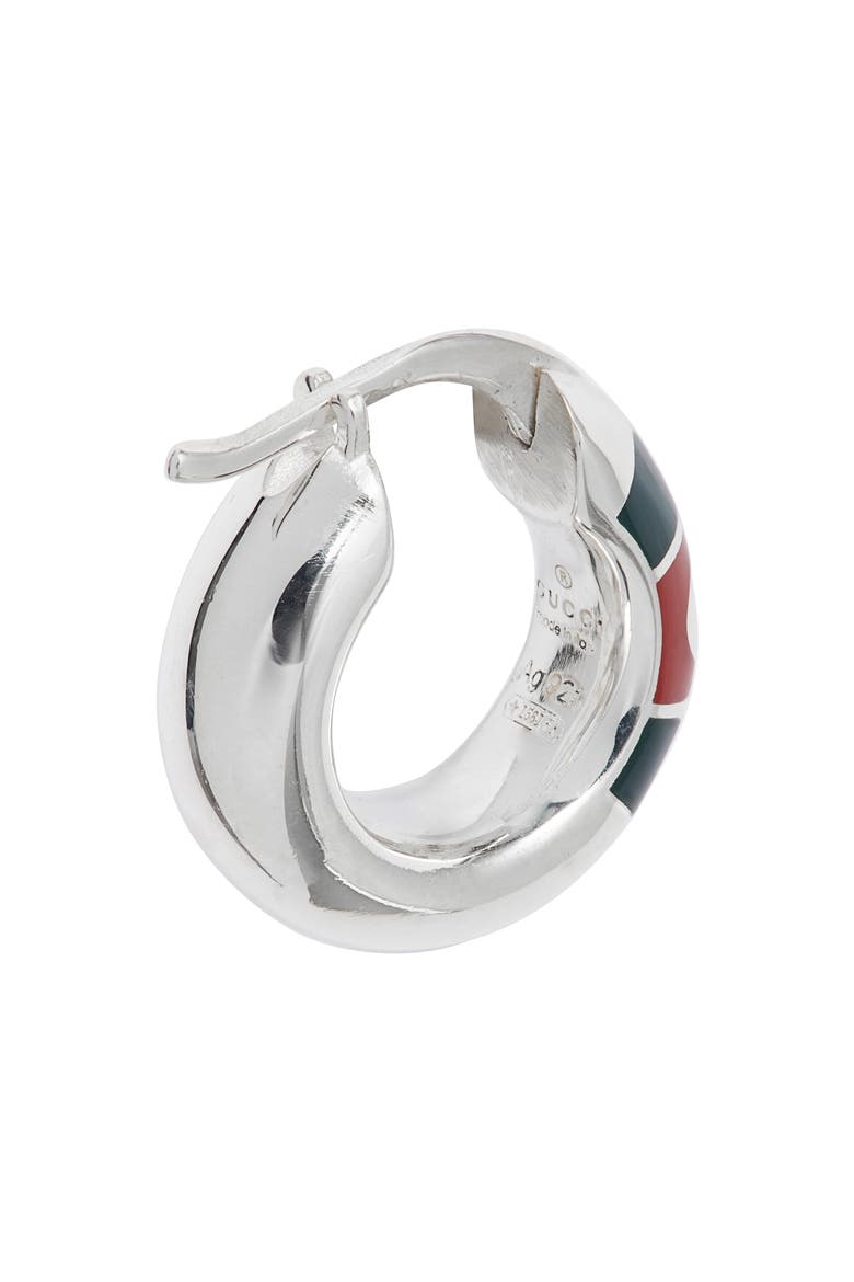 Web Detail Hoop Earrings, Alternate, color, SILVER MULTI