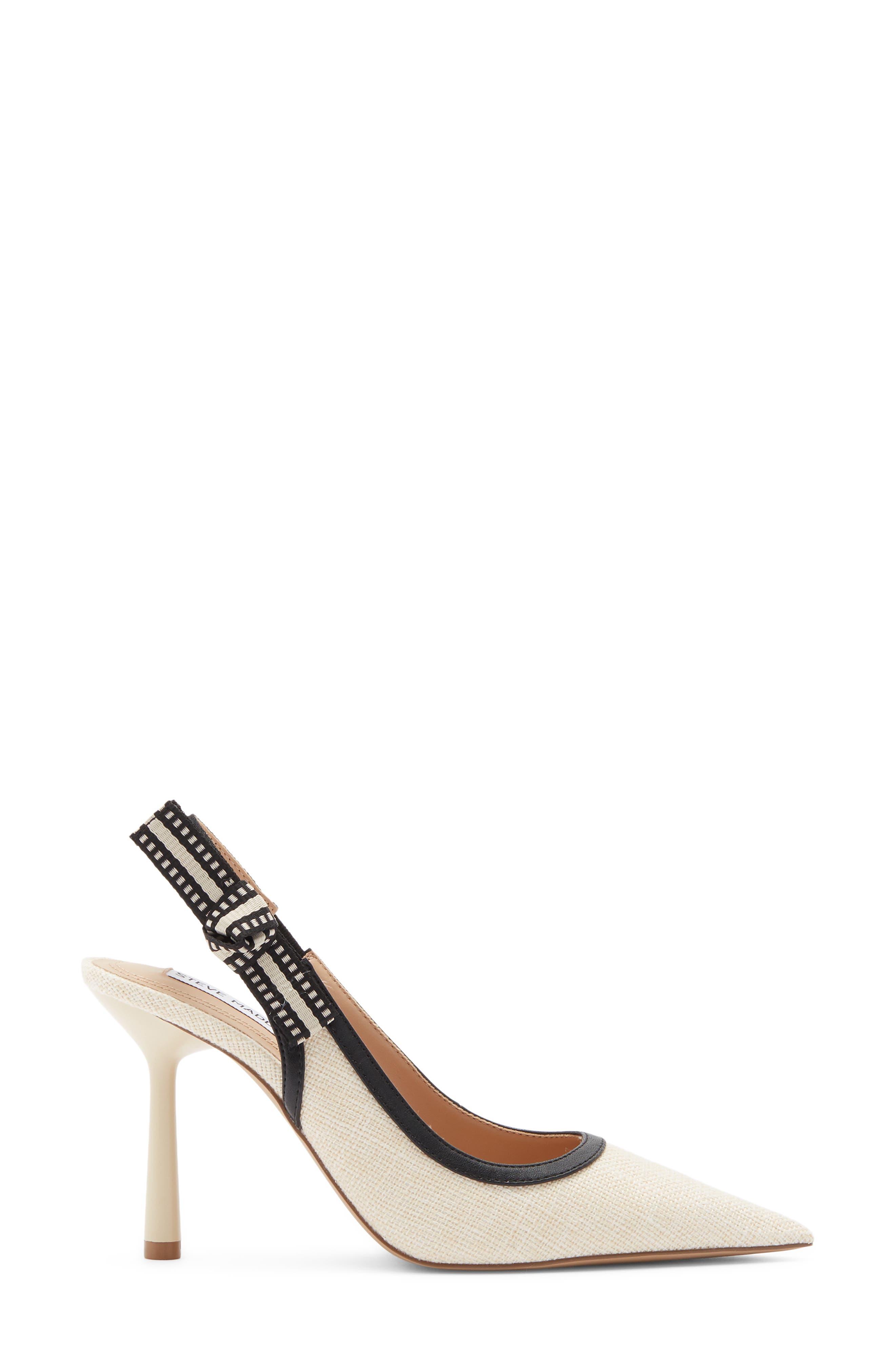 Steve Madden Stefani Slingback Pump, Alternate, color, Cream Multi