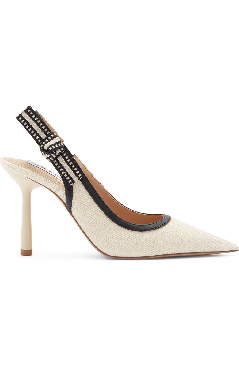 Steve Madden Stefani Slingback Pump, Alternate, color, Cream Multi