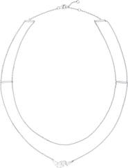 REPOSSI Serti Sur Vide Diamond Layered Necklace