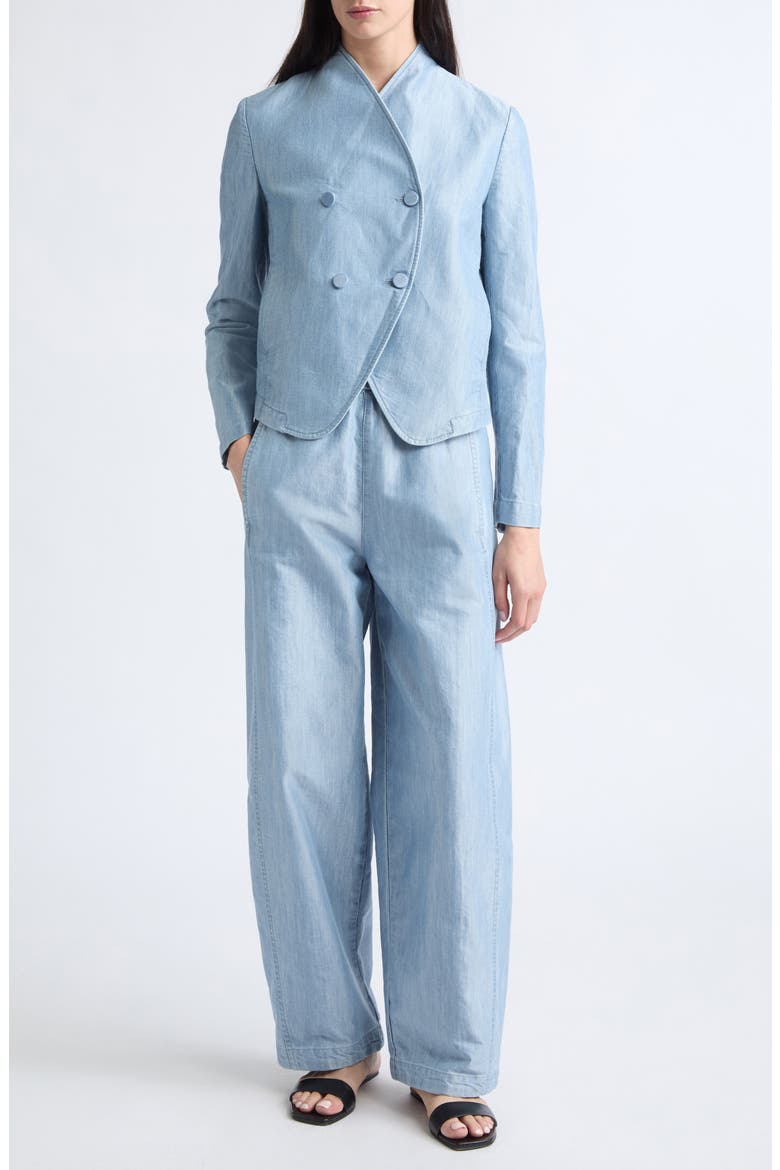 Wide Leg Trousers, Alternate, color, DENIM
