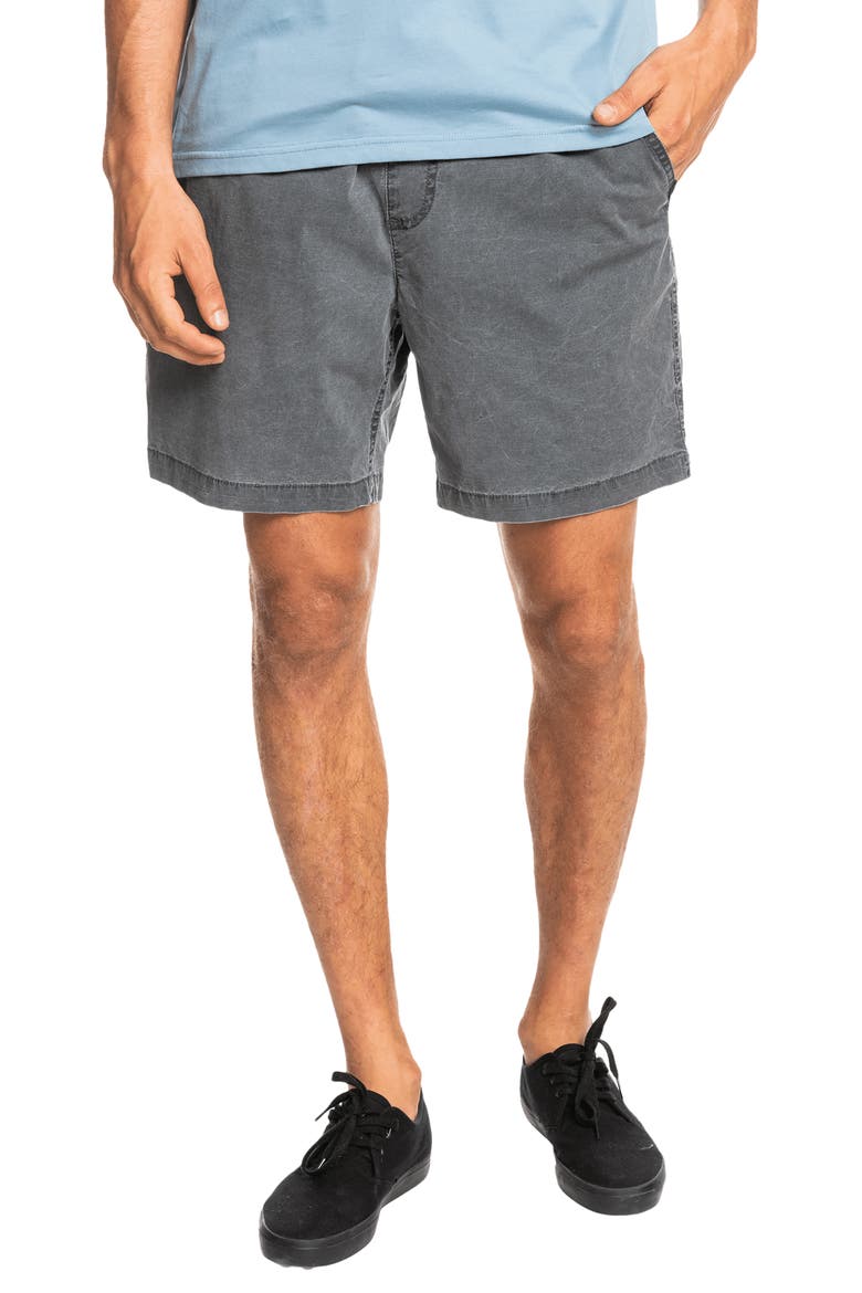 Taxer Drawstring Shorts, Main, color, BLACK
